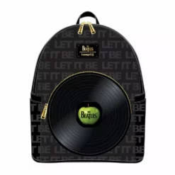 LOUNGEFLY THE BEATLES LET IT BE VINYL RECORD MINI BACKPACK LOUNGEFLY OTHER