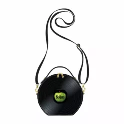 LOUNGEFLY OTHER LOUNGEFLY THE BEATLES LET IT BE VINYL RECORD CROSSBODY BAG