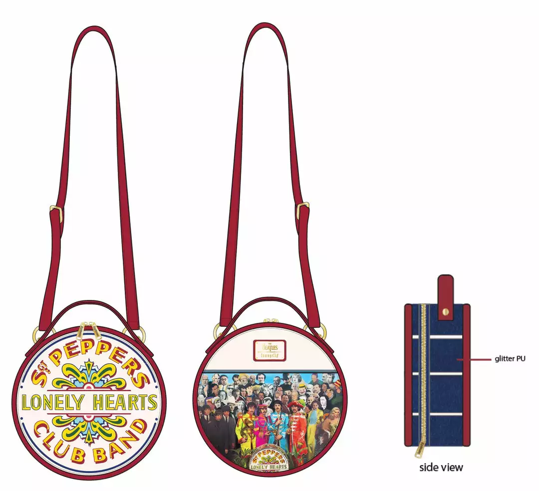 LOUNGEFLY The Beatles Sgt. Pepper's Lonely Hearts Club Band Crossbody Bag 1 LOUNGEFLY The Beatles Sgt. Pepper's Lonely Hearts Club Band Crossbody Bag