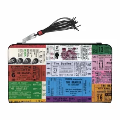 LOUNGEFLY THE BEATLES TICKET STUBS FLAP WALLET LOUNGEFLY OTHER