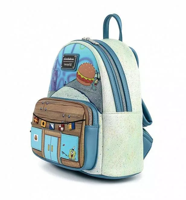 LOUNGEFLY NICKELODEON SPONGEBOB KRUSTY KRAB MINI BACKPACK