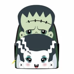 LOUNGEFLY UNIVERSAL MONSTERS FRANKENSTEIN AND BRIDE OF FRANKENSTEIN COSPLAY MINI BACKPACK PRE-ORDER SEPT