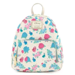 LOUNGEFLY DISNEY SLEEPING BEAUTY FLORAL FAIRY GODMOTHER AOP MINI BACKPACK
