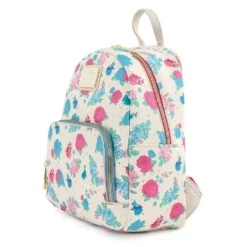 LOUNGEFLY DISNEY SLEEPING BEAUTY FLORAL FAIRY GODMOTHER AOP MINI BACKPACK