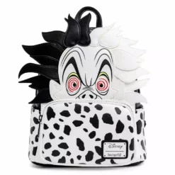 LOUNGEFLY DISNEY CRUELLA DE VIL COSPLAY MINI BACKPACK