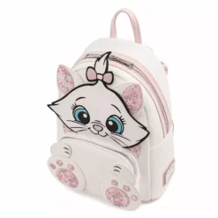 LOUNGEFLY DISNEY ARISTOCATS MARIE FLORAL FOOTSIE MINI BACKPACK