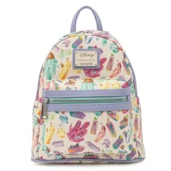 LOUNGEFLY DISNEY PRINCESS CRYSTAL SIDEKICKS MINI BACKPACK