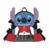 LOUNGEFLY DISNEY LILO & STITCH VAMPIRE STITCH BOW TIE MINI BACKPACK PRE-ORDER SEPT