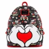 LOUNGEFLY DISNEY Mickey And Minnie Mouse Valentines Mini Backpack