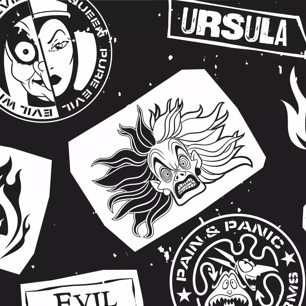 LOUNGEFLY DISNEY Villains Club Mini Backpack 3 LOUNGEFLY DISNEY Villains Club Mini Backpack