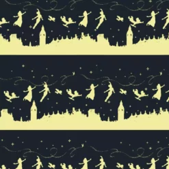 LOUNGEFLY DISNEY Peter Pan Clock Glow In The Dark Mini Backpack