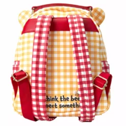 LOUNGEFLY DISNEY Winnie The Pooh Gingham Cosplay Mini Backpack