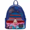LOUNGEFLY DISNEY Mulan Castle Light Up Mini Backpack