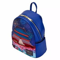 LOUNGEFLY DISNEY Mulan Castle Light Up Mini Backpack