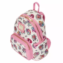 LOUNGEFLY DISNEY Princess Floral Tattoo Mini Backpack