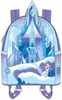 LOUNGEFLY DISNEY Frozen Princess Elsa Castle Mini Backpack