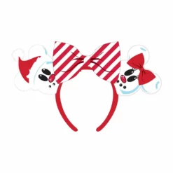 LOUNGEFLY SALE! LOUNGEFLY DISNEY SNOWMAN MICKEY AND MINNIE MOUSE MINI BACKPACK WITH EARS HEADBAND