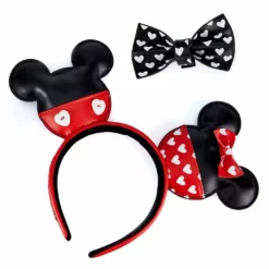 LOUNGEFLY DISNEY Mickey And Minnie Mouse Valentines Ears Headband PRE-ORDER JANUARY CATALOG 5 LOUNGEFLY DISNEY Mickey And Minnie Mouse Valentines Ears Headband PRE-ORDER JANUARY CATALOG
