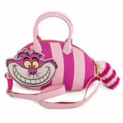 LOUNGEFLY DISNEY ALICE IN WONDERLAND CHESHIRE CAT CROSSBODY PURSE BAG