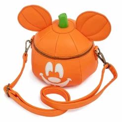 LOUNGEFLY DISNEY MICKEY-O-LANTERN GLOW IN THE DARK CROSSBODY BAG SEPT PRE-ORDER