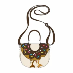 LOUNGEFLY DISNEY CHIP AND DALE SWEET TREATS CROSSBODY BAG
