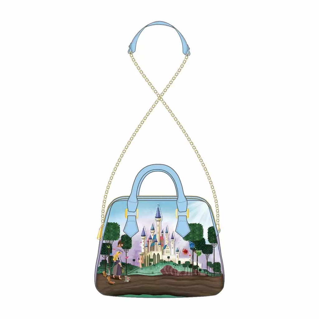 LOUNGEFLY DISNEY Sleeping Beauty Castle Crossbody Bag PRE-ORDER FEB CATALOG LOUNGEFLY PRE ORDER 1 LOUNGEFLY DISNEY Sleeping Beauty Castle Crossbody Bag PRE-ORDER FEB CATALOG LOUNGEFLY PRE ORDER
