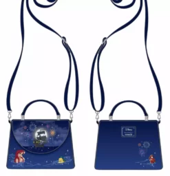 LOUNGEFLY DISNEY THE LITTLE MERMAID ARIEL FIREWORKS CROSS BODY BAG