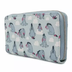 LOUNGEFLY DISNEY WINNIE THE POOH EEYORE ZIP AROUND WALLET
