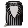 LOUNGEFLY DISNEY THE NIGHTMARE BEFORE CHRISTMAS JACK SKELLINGTON SUIT ACCORDION WALLET IN STOCK!
