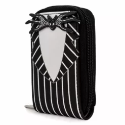 LOUNGEFLY DISNEY THE NIGHTMARE BEFORE CHRISTMAS JACK SKELLINGTON SUIT ACCORDION WALLET IN STOCK!