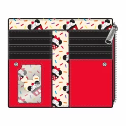 LOUNGEFLY SALE! LOUNGEFLY DISNEY MINNIE MOUSE OH MY COSPLAY SWEETS SPRINKLE CUPCAKE COSPLAY FLAP WALLET