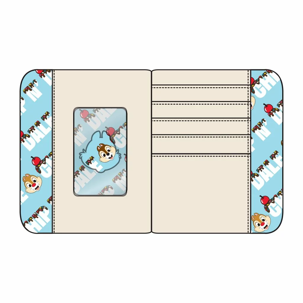 LOUNGEFLY DISNEY CHIP AND DALE SWEET TREATS ZIP AROUND WALLET 2 LOUNGEFLY DISNEY CHIP AND DALE SWEET TREATS ZIP AROUND WALLET
