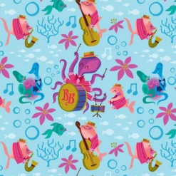 LOUNGEFLY DISNEY BEDKNOBS AND BROOMSTICKS UNDERWATER ZIP AROUND WALLET