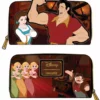 LOUNGEFLY DISNEY VILLAINS SCENE GASTON ZIP AROUND WALLET