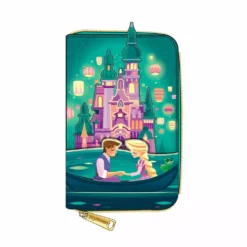 LOUNGEFLY Disney Tangled Rapunzel Castle Zip Around Wallet PRE-ORDER JANUARY CATALOG LOUNGEFLY PRE ORDER