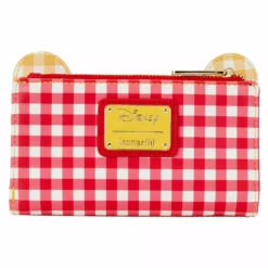LOUNGEFLY DISNEY Winnie The Pooh Gingham Cosplay Flap Wallet