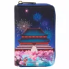 LOUNGEFLY DISNEY Mulan Castle Zip Around Wallet