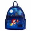 LOUNGEFLY DISNEY THE LITTLE MERMAID ARIEL FIREWORKS MINI BACKPACK