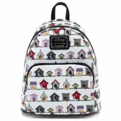 LOUNGEFLY DISNEY DOGS DOGHOUSE AOP MINI BACKPACK