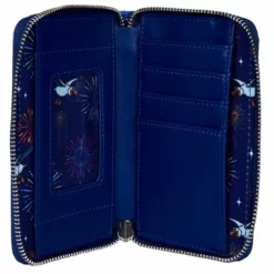 LOUNGEFLY DISNEY THE LITTLE MERMAID ARIEL FIREWORKS ZIP AROUND WALLET