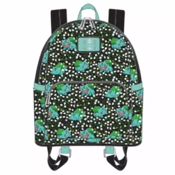LOUNGEFLY POKEMON BULBASAUR AOP MINI BACKPACK