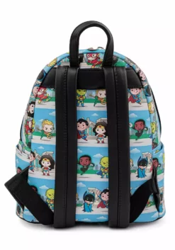 LOUNGEFLY DC COMICS SUPERHEROES CHIBI MINI BACKPACK