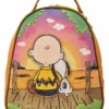LOUNGEFLY PEANUTS CHARLIE AND SNOOPY SUNSET MINI BACKPACK