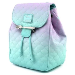LOUNGEFLY DISNEY THE LITTLE MERMAID OMBRE SCALES MINI BACKPACK