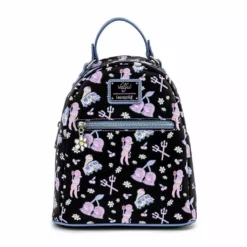 LOUNGEFLY VALFRE LUCY ART AOP MINI BACKPACK