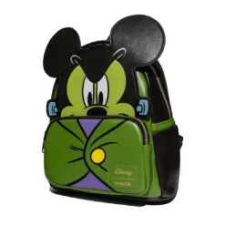 LOUNGEFLY DISNEY Mickey Mouse Frankenstein Mickey Cosplay Mini-Backpack - EE Exclusive Glow In The Dark Face