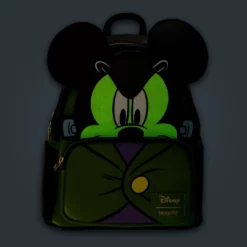 LOUNGEFLY DISNEY Mickey Mouse Frankenstein Mickey Cosplay Mini-Backpack - EE Exclusive Glow In The Dark Face