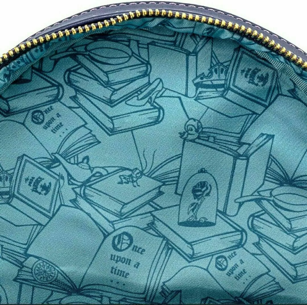 LOUNGEFLY DISNEY PRINCESS BOOKS AOP MINI BACKPACK 5 LOUNGEFLY DISNEY PRINCESS BOOKS AOP MINI BACKPACK