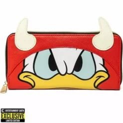 LOUNGEFLY DISNEY Donald Duck Devil Cosplay Wallet - EE Exclusive Glow In The Dark Horns